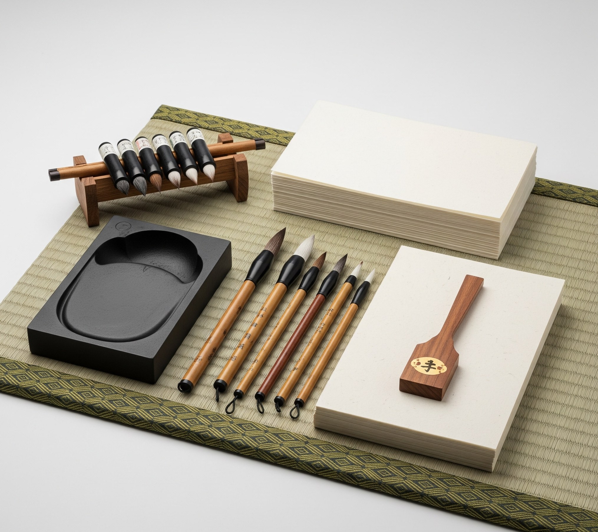 Japan Shodō Calligraphy craft kit contents