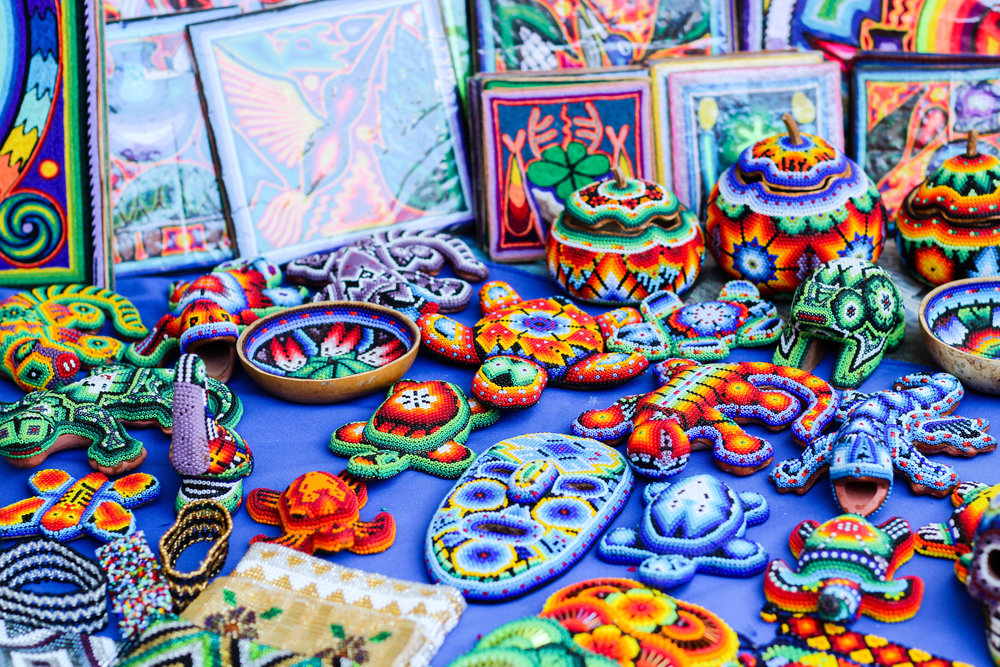 Mexico Huichol Beadwork craft kit contents